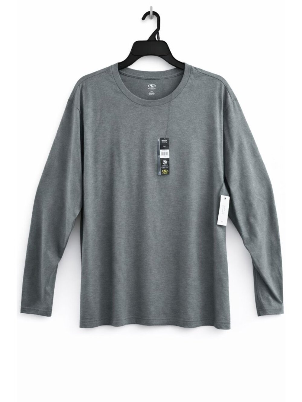Athletic Works Men's Gray Moisture Wicking Tri-Blend Tee Size 3XL NWT